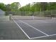 The community has a tennis court at 116 Shawnee Dr, Louisburg, NC 27549