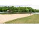 The community has a volleyball court near the water at 116 Shawnee Dr, Louisburg, NC 27549