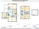 Detailed floor plan showcasing the layout of the home's first and second floors and basement at 1506 Ephesus Church Rd, Chapel Hill, NC 27517