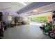 Spacious garage with ample storage, a garage door to the outside, and room for multiple vehicles at 1714 Carson St, Raleigh, NC 27608