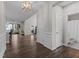 Bright, open-concept living room showcasing hardwood floors and an open floor plan at 1816 Sandoval Dr, Durham, NC 27703