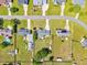 Aerial view showcasing home in a neighborhood with large grassy yards at 182 Jesse Dr, Smithfield, NC 27577