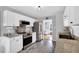 Well-equipped kitchen with stainless steel appliances and a view into the adjacent room at 182 Jesse Dr, Smithfield, NC 27577