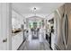 Open kitchen and dining area with a bay window providing natural light at 182 Jesse Dr, Smithfield, NC 27577