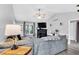 Inviting living room with a fireplace, a ceiling fan, and natural light at 182 Jesse Dr, Smithfield, NC 27577