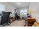 Versatile bedroom that can also function as an office or home gym, with natural light at 191 Enterprise Dr, Clayton, NC 27520