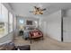 Bright and airy main bedroom with carpet and great light from surrounding windows at 191 Enterprise Dr, Clayton, NC 27520