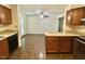 Well-lit kitchen with granite countertops, stainless steel appliances, and an open layout at 192 Misty Hollow Rd, Timberlake, NC 27583