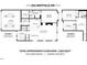 Detailed floorplan showcasing the layout and dimensions of the home's interior spaces at 201 Mayfield Dr, Apex, NC 27539