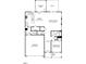 Detailed first-floor floor plan showing kitchen, dining, Gathering room, and garage layout at 215 Macon Lake Drive # 23, Apex, NC 27523