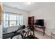 Multi-purpose exercise room featuring a window and tv at 2919 Winter Crop Way, Apex, NC 27502