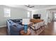 Comfortable living area with modern furnishings, and neutral tones at 2919 Winter Crop Way, Apex, NC 27502