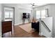 Upstairs living area features hardwood flooring and lots of natural light at 2919 Winter Crop Way, Apex, NC 27502