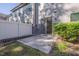 Back of house with patio perfect for outdoor entertaining and dining at 311 Alamosa Pl, Cary, NC 27519