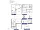 Detailed floor plan showcasing the layout of this 4-bedroom, 2.5-bath home with a 2-car garage at 327 Bishop Ln, Sanford, NC 27330