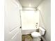 This bathroom features a shower-tub combo at 356 Bishop Ln, Sanford, NC 27330