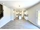 View of kitchen from the living room highlighting an open-concept layout at 356 Bishop Ln, Sanford, NC 27330