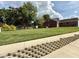 Expansive backyard view featuring a brick home, manicured lawn, and attractive landscaping at 3605 Mine Creek Rd, Burlington, NC 27217