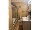 Bathroom with tub, vanity and wall decorations at 432 N Mercer N St, Rocky Mount, NC 27801