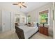 Cozy bedroom with natural light and neutral decor at 5009 Coe Hill Pl, Cary, NC 27519