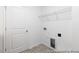 Laundry room with a wire rack for extra storage at 517 W Brocklyn St # 63P, Benson, NC 27504