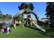 Large playground with slides and climbing structures for hours of outdoor fun at 606 Melrose Ct, Sanford, NC 27330