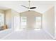 Bright bedroom boasts vaulted ceilings and two large windows providing abundant natural light at 6715 Princeton Kenly Rd, Princeton, NC 27569