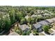 Overhead view of the neighborhood, surrounded by trees, close to town, with nice single Gathering homes at 8840 Forester Ln, Apex, NC 27539