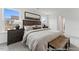 Bright bedroom featuring neutral tones, carpet flooring, and ample natural light from the large windows at 105 S Mule Way # 89, Benson, NC 27504