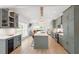 Spacious open concept kitchen with breakfast bar, beverage coolers, and lots of natural light at 1112 Watauga Street St, Raleigh, NC 27604