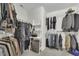 Large walk-in closet with ample shelving and hanging space for organized storage at 133 Pasadena Rd, Garner, NC 27529
