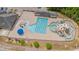 Community pool includes water park and traditional pool, a great summer feature at 138 Yellow Jacket Rdg, Clayton, NC 27520