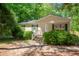 Charming single-story home with a cozy front porch and well-maintained landscaping at 145 Mark St, Franklinton, NC 27525