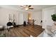 Well-equipped home gym featuring modern equipment and ample space for exercise at 1601 Glazebrook Dr, Wake Forest, NC 27587