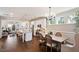 Open concept kitchen featuring an island and stainless steel appliances at 1601 Glazebrook Dr, Wake Forest, NC 27587