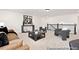 Open and inviting living room with contemporary furnishings, neutral colors, and lots of room for entertaining at 197 Curling Creek Dr # 299P, Clayton, NC 27527