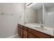 Bathroom featuring double vanity and lighting at 235 Michigan Ave, Cary, NC 27519