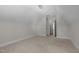 Open bonus room with neutral carpet and recessed lighting at 3425 Donnigale Ave, Durham, NC 27705