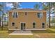 Charming home featuring sliding glass doors to a patio, and fenced backyard at 35 Pine Water Way, Spring Lake, NC 28390