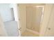 Bathroom featuring enclosed shower with glass doors at 4024 Claret Ln, Morrisville, NC 27560