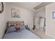Another view of the comfortable bedroom featuring carpet, decor, and ample natural light at 51 Balboa Parkway Pkwy, Clayton, NC 27520