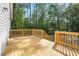 Wooden deck perfect for outdoor entertaining and relaxation at 604 Natchez Trace, Fuquay Varina, NC 27526