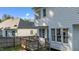 Elevated back deck, perfect for enjoying the outdoors and backyard views at 612 Lakeview Ave, Wake Forest, NC 27587