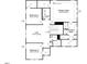 Upstairs floor plan showcasing a loft, laundry and bedroom layouts at 776 Old Station Pointe, Angier, NC 27501