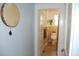 Bathroom features wainscoting and neutral color palette at 1013 Green St, Durham, NC 27701