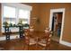 Bright dining room features hardwood floors, natural light, and traditional-style furniture at 1013 Green St, Durham, NC 27701