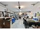 Spacious garage with ample storage and concrete flooring at 106 Palomino Cv, Louisburg, NC 27549