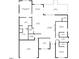 Detailed floorplan of the home layout at 107 Seminole Dr, Louisburg, NC 27549