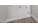 Unfinished laundry room with connections for appliances at 1101 Ridge Rd, Roxboro, NC 27573