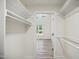 Well-organized walk-in closet with shelving, providing ample storage space at 112 Carmichael Ct, Cary, NC 27511